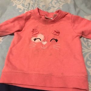 Baby girl pink sweater